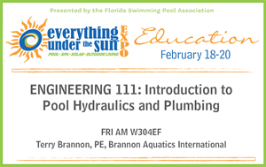Introduction to Pool Hydraulics and Plumbing